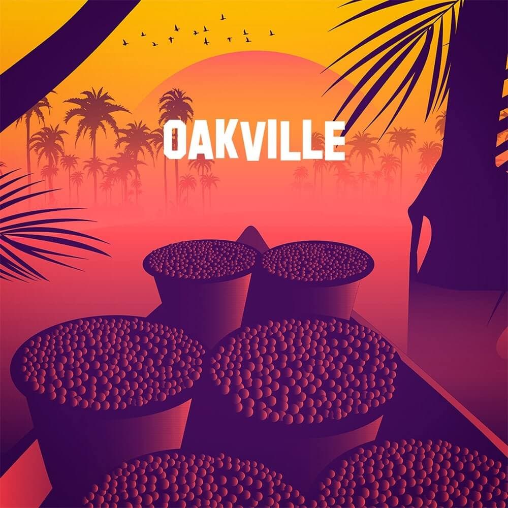 oakberry-difference.A group of buckets of Açaí